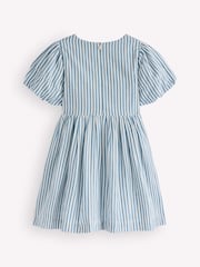Boden Bow Front Woven Dress - Obraz 2 z 3
