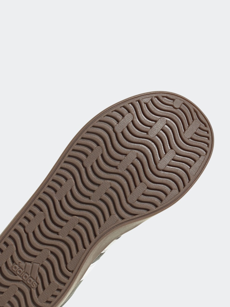 adidas Black/Tan VL Court 3.0 Trainers - Image 10 of 11
