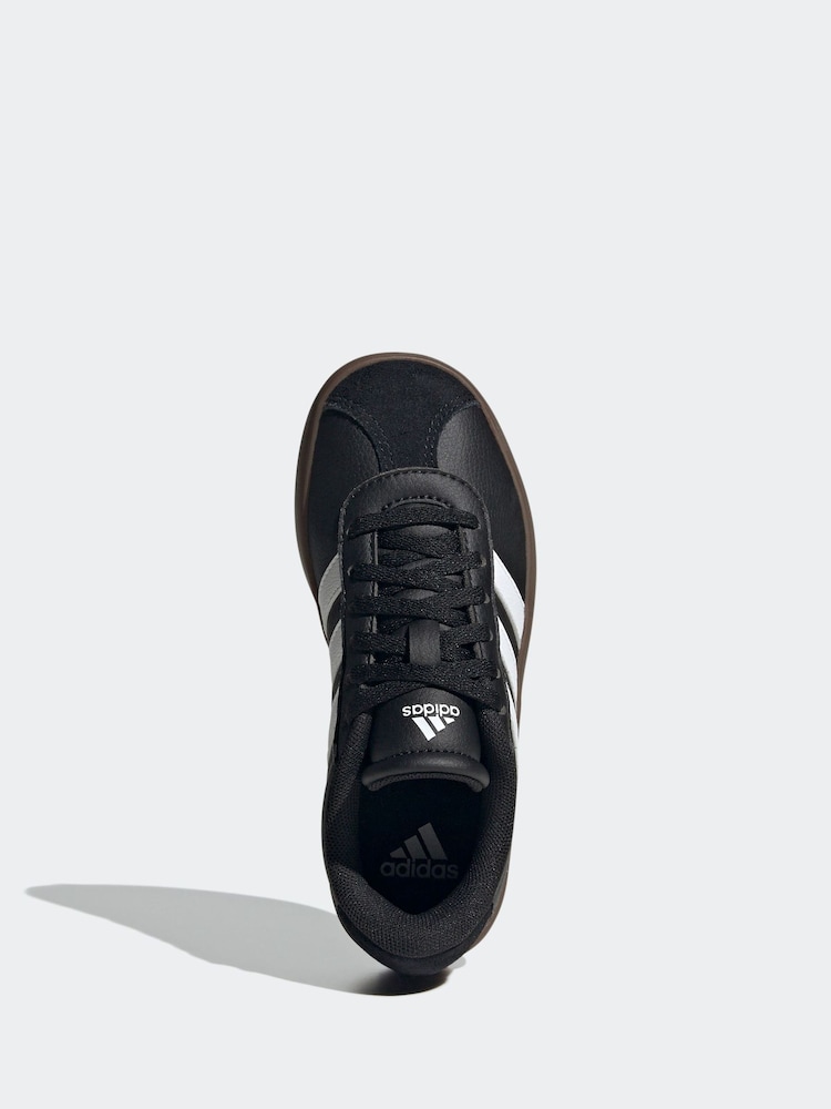 adidas Black/Tan VL Court 3.0 Trainers - Image 8 of 11