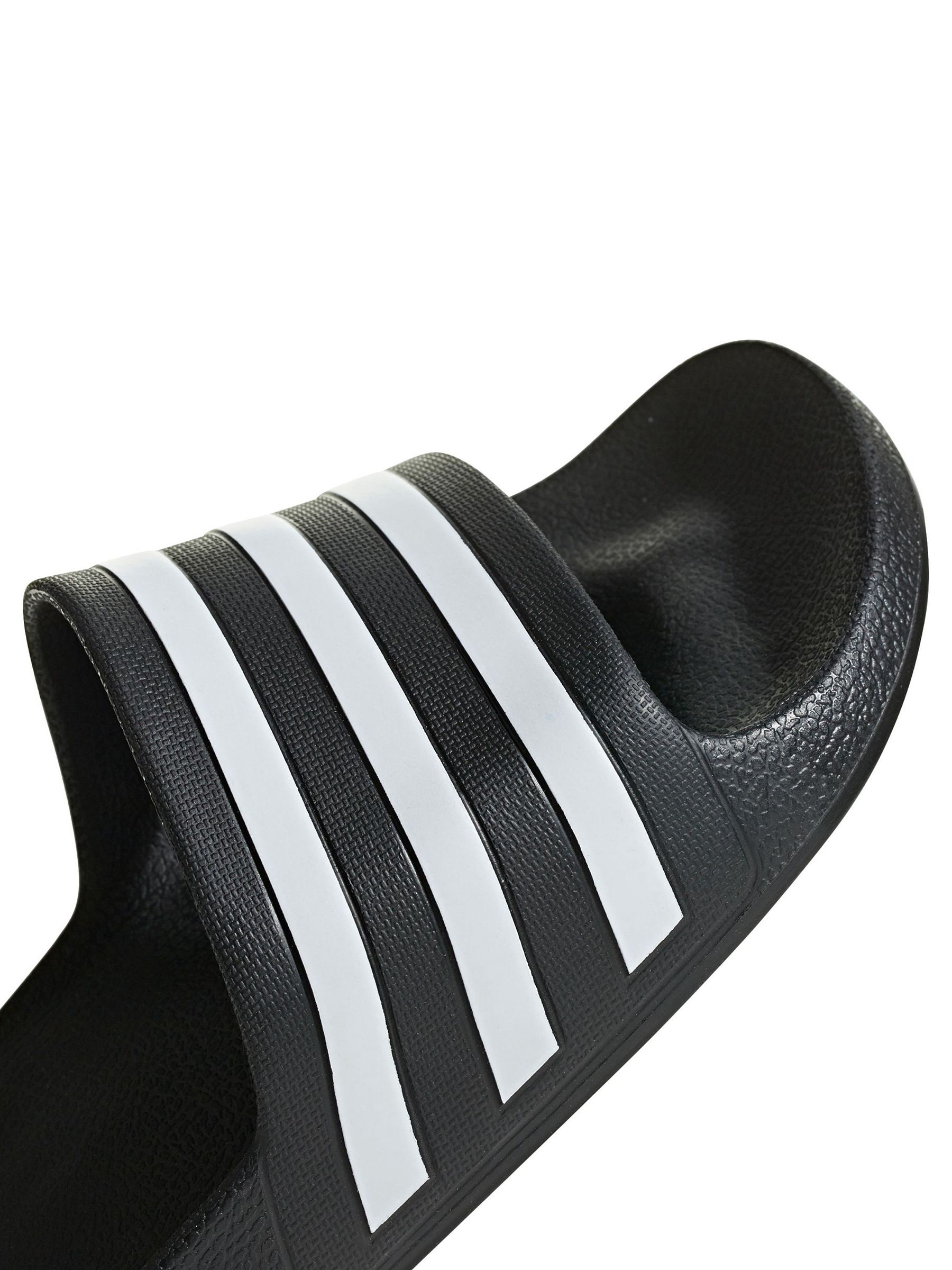 Buy adidas Black White Sportswear Adilette Aqua Slides from Next South Africa