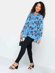 M&Co Blue Long Line Shirt - Image 2 of 4
