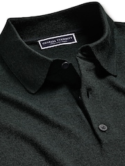 Charles Tyrwhitt Grey Pure Merino Polo Neck Jumper - Image 4 of 5