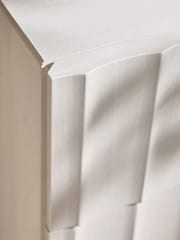 White Kendal Oak Effect Console Dressing Table - Image 4 of 9