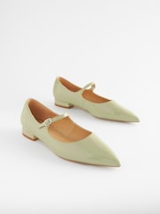 Green Forever Comfort® Point Toe Mary Jane Shoes - Image 1 of 6