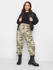 PixieGirl Petite Green Parachute 100% Cotton Trousers - Image 3 of 5