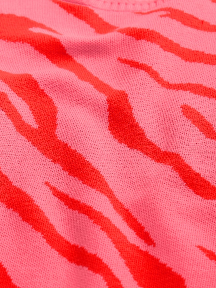 Pink Animal Long Sleeve Knitted Jumper - Image 7 of 7