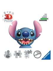 Disney Stitch with Ears 3D Puzzle Ball 72 Piece Jigsaw - Image 2 of 4