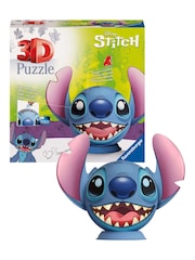 Disney Stitch with Ears 3D Puzzle Ball 72 Piece Jigsaw - Image 3 of 4