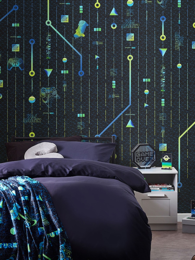 Blue Gamer 3M Mural - Image 1 of 3