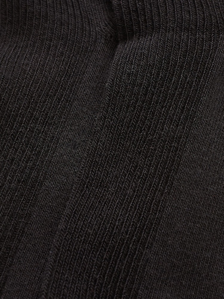 Black 2 Pack Cotton Rich Over Knee School Socks - Image 2 of 2