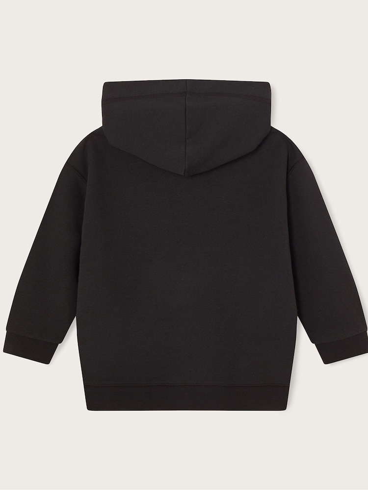 Monsoon Black Glow In The Dark Happy Hoodie - Image 2 of 3