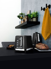 Tower Black Saturn 2 Slice Toaster - Image 1 of 8