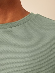 Green Textured T-Shirt - Image 5 of 8
