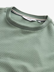 Green Textured T-Shirt - Image 7 of 8