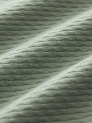 Green Textured T-Shirt - Image 8 of 8
