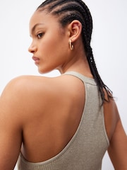 Sage Green Knitted Button Vest - Image 6 of 8