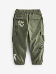 Khaki Graffiti Cargo Trousers (3-16yrs) - Image 2 of 3