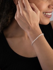 Beaverbrooks Sterling Silver Twist Bracelet - Image 3 of 3