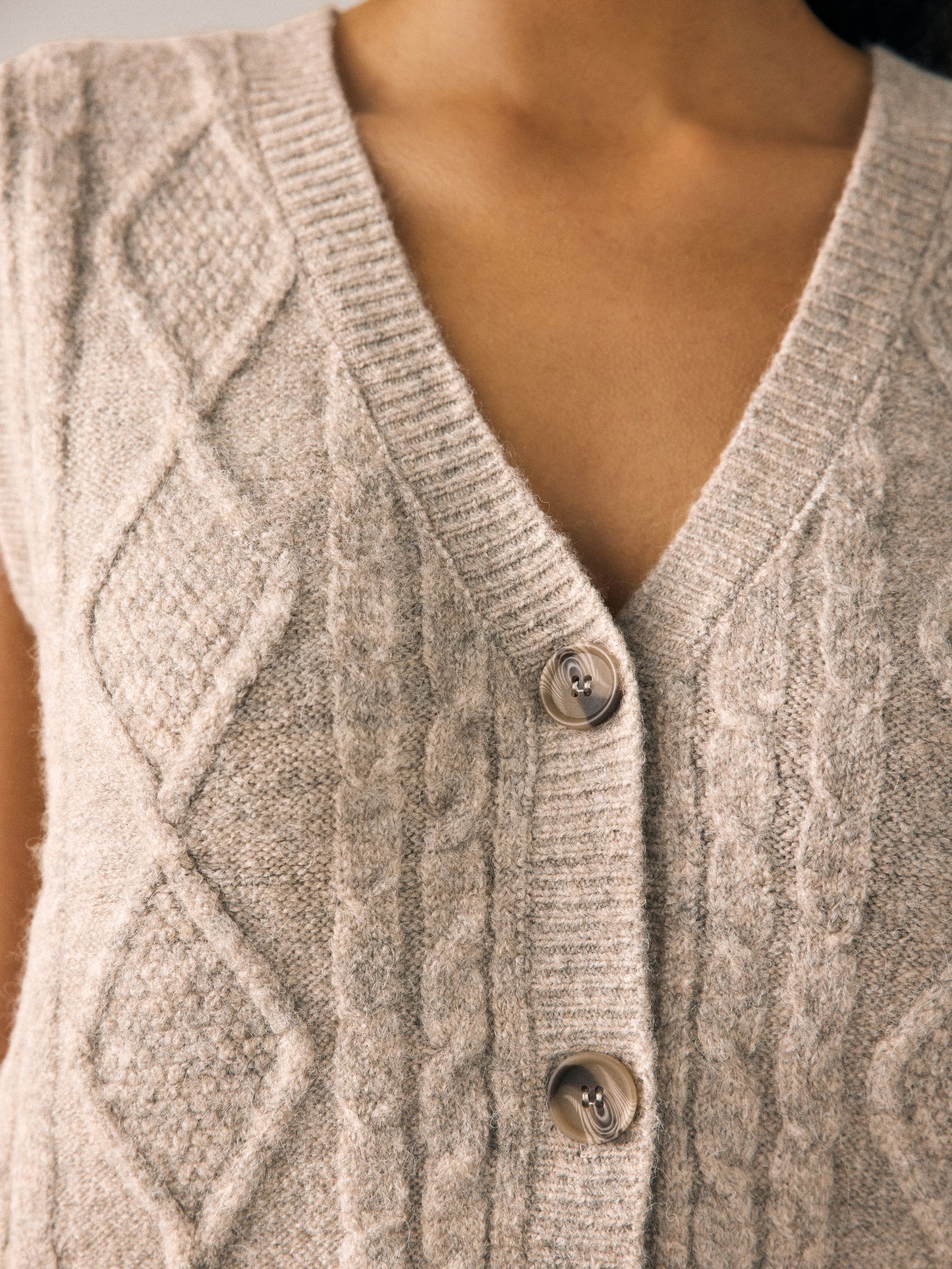 トップス Cording Embroidery Vest - ecru Cording Embroidery Vest - ecru - Mame Kurogouchi