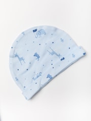 Rock-A-Bye Baby Boutique Light Blue Printed Baby 100% Cotton Gift Set 10 Piece - Image 5 of 6