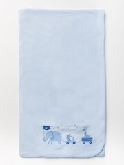 Rock-A-Bye Baby Boutique Light Blue Printed Baby 100% Cotton Gift Set 10 Piece - Image 6 of 6