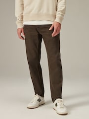Brown Dark Regular Fit Overdyed Denim Jeans - Image 1 of 10