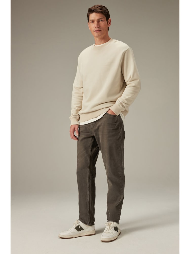 Brown Dark Regular Fit Overdyed Denim Jeans - Image 2 of 10