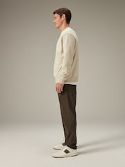 Brown Dark Regular Fit Overdyed Denim Jeans - Image 4 of 10