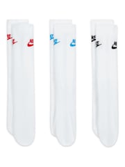 Vit/Multi - Nike Everyday Essential Strumpor 3 -paket - Bild 2 av 3