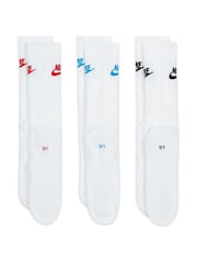 Vit/Multi - Nike Everyday Essential Strumpor 3 -paket - Bild 3 av 3