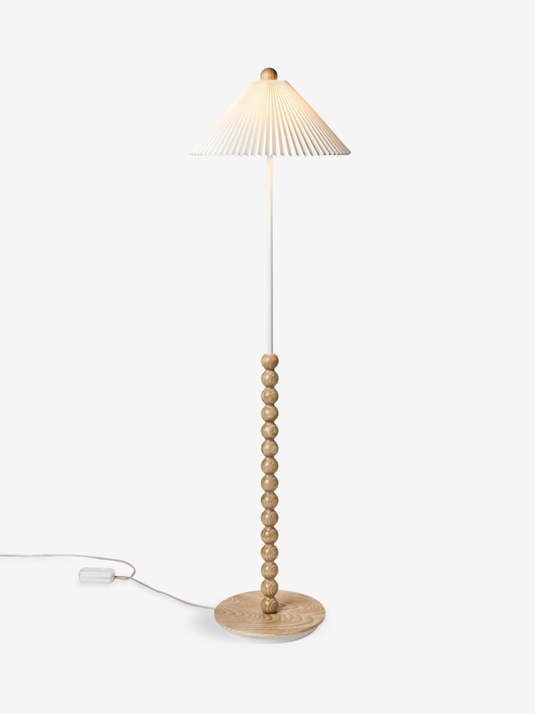 MADE.COM Cream Lila Floor Lamp - Image 4 of 4