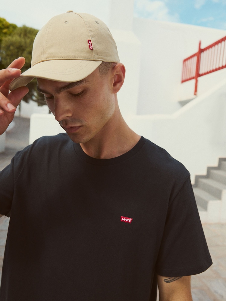 Levi's® Cream Red 100% Cotton Tab Cap - Image 1 of 5