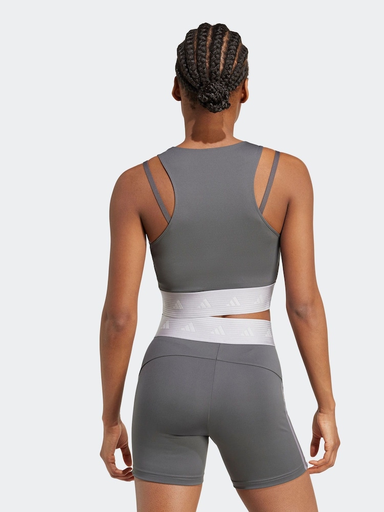 adidas Grey Hyperglam Vest - Image 2 of 15
