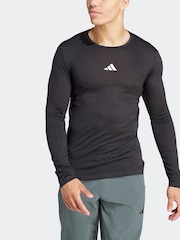 adidas Black Workout Long-Sleeve Top - Image 3 of 7