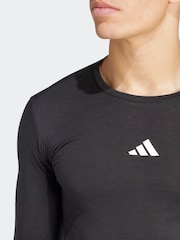 adidas Black Workout Long-Sleeve Top - Image 5 of 7