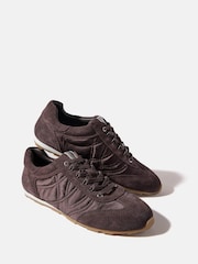 Mint Velvet Brown Rach Quilted Trainers - Image 2 of 3