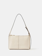 Accessorize Cream Slim Shoulder Bag - Image 1 of 2