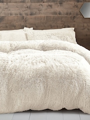 Catherine Lansfield So Soft Cuddly Deep Pile Duvet Cover and Pillowcase Set - Image 1 of 4