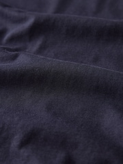 Navy Blue Essential Pure Cotton Short Sleeve Crew Neck T-Shirt - Image 6 of 6