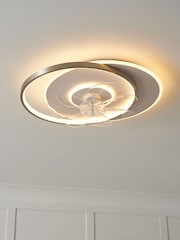 Cascade Satin Brass Ingram LED Ceiling Fan Light - Image 1 of 7