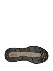 Skechers Brown Respected Elgin Slip In Shoes - Image 3 of 3