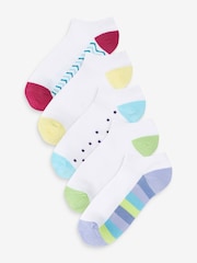 Wild Feet White Low Cut Bamboo Trainer Liners Socks - Image 1 of 4