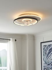 Cascade Black Ingram LED Ceiling Fan Light - Image 2 of 7