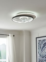 Cascade Black Ingram LED Ceiling Fan Light - Image 4 of 7