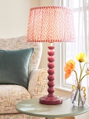 Pink Bobbin Table Lamp - Image 1 of 6