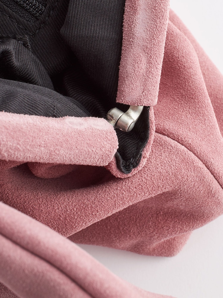 Pink Leather Bow Clutch Bag - Image 10 of 10