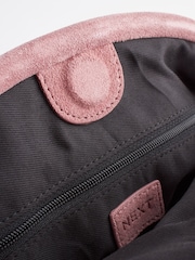 Pink Leather Bow Clutch Bag - Image 9 of 10