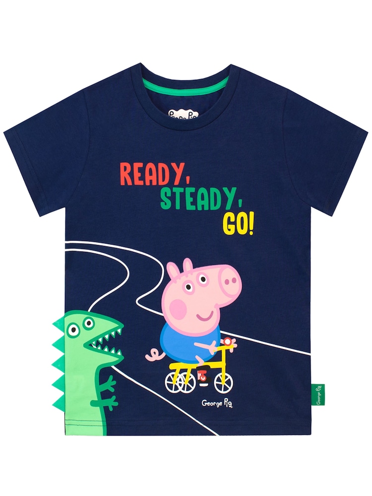 Character Navy George 100% Cotton T-Shirt - Image 1 of 8