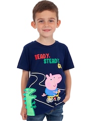 Character Navy George 100% Cotton T-Shirt - Image 4 of 8