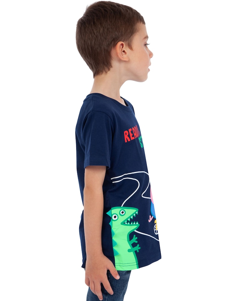Character Navy George 100% Cotton T-Shirt - Image 8 of 8